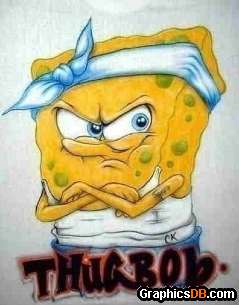 spongebob thug boy